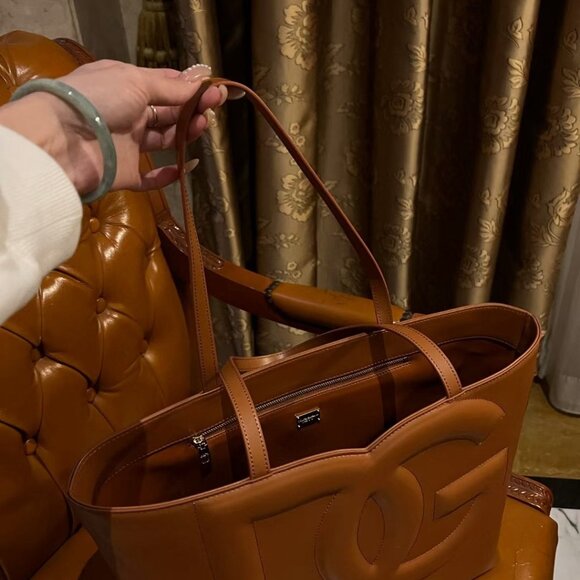 Dolce&Gabbana Brown Tote Bag Shoulder Bag - Picture 4 of 7